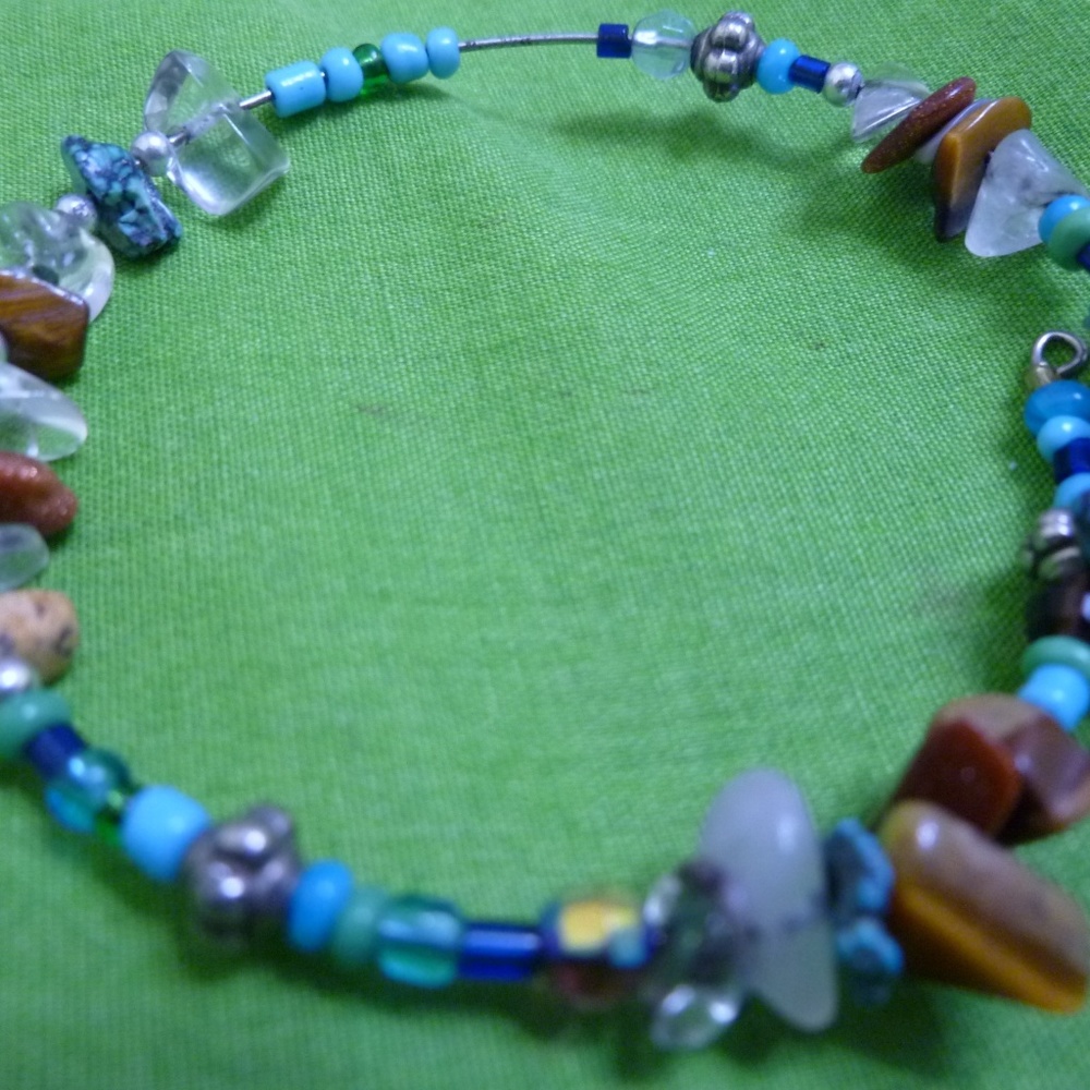 Wrap Around Wire Bracelet/ Bangle